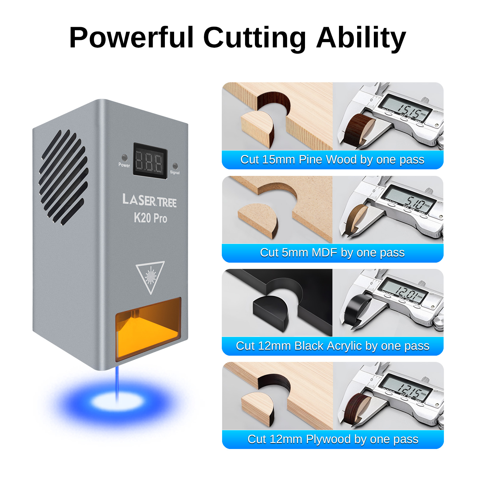 Árvore do laser 20w potência ó - Industrial Laser Engraver avaliação e preço