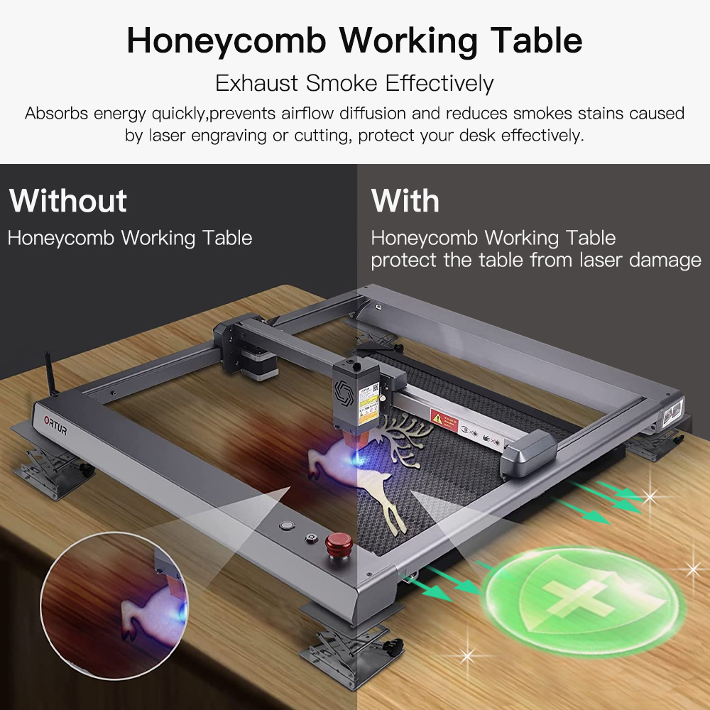 Máquina de gravação a laser, f - Honeycomb Laser Bed avaliação e preço